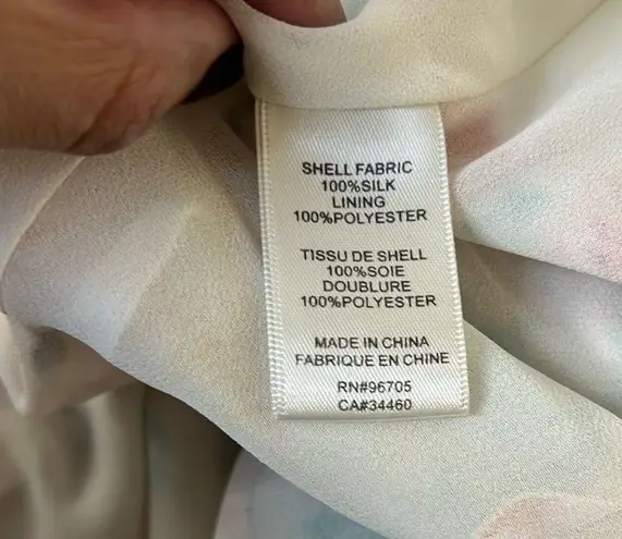 Rebecca Taylor Poppy Print Silk Godet Dress