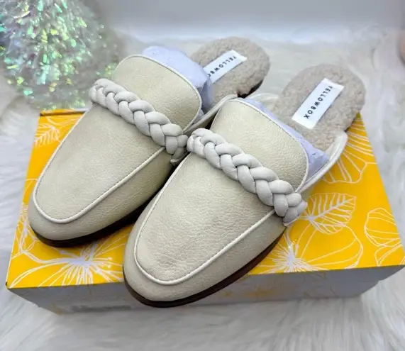 Yellow Box Bliss Lined Mules size 8.5M