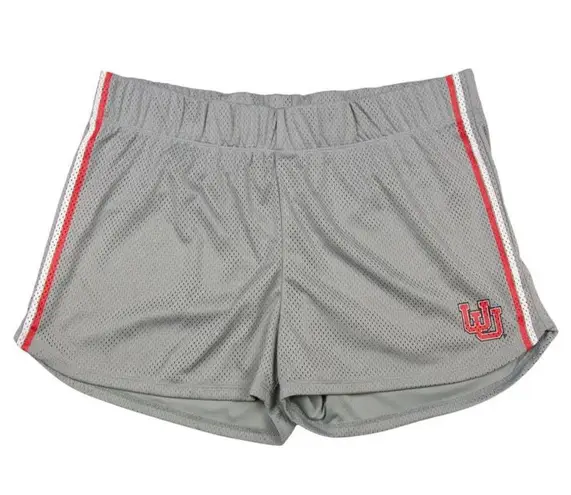 NCAA Utah Utes Women's Lined Athletic Shorts in Grey, Small (4/6) Gray