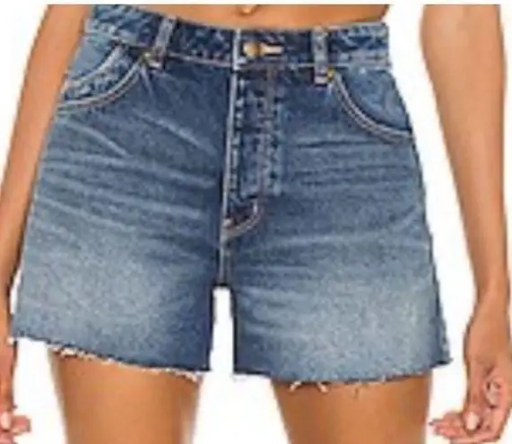 Rolla’s Original Short High Rise Cut Off Medium Juliet Wash Blue Denim Shorts Size 24