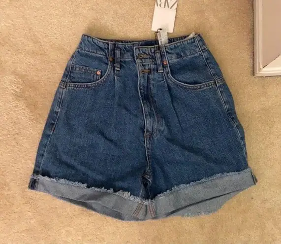 ZARA denim shorts. 2