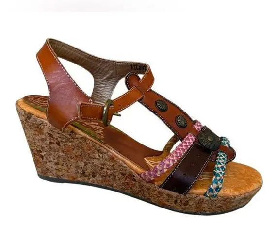 CORKYS Elite Atlantic Wedge Open Toe Sandals Hand