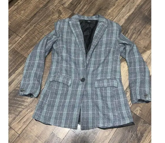 Able Evergreen Plaid Blazer S boho classic holiday preppy winter contemporary Green