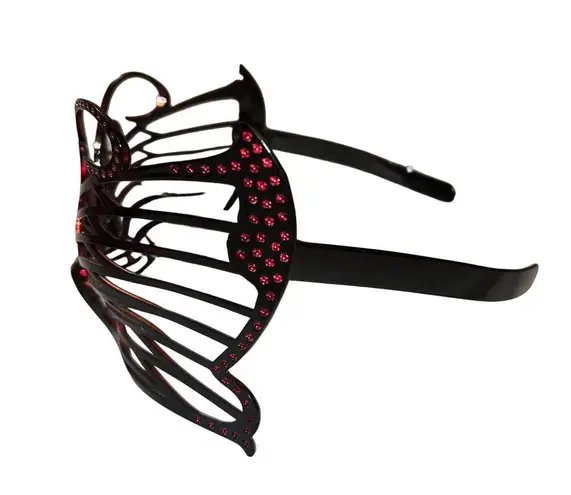 Boutique Womens Butterfly Glasses Costume Mask Halloween Masquerade Party