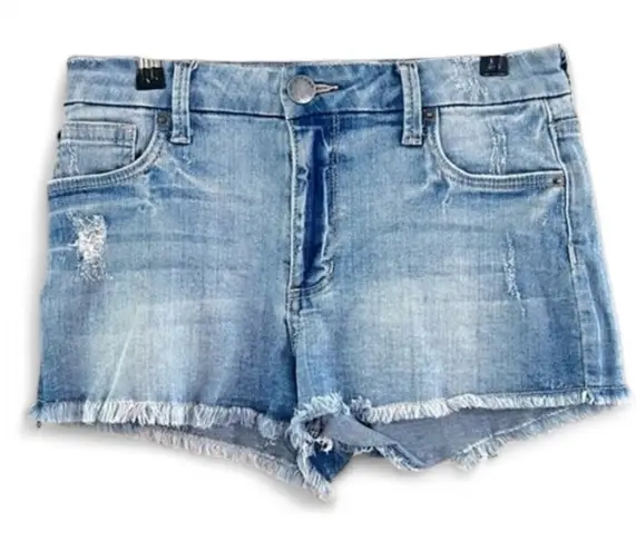 sts blue Distressed Denim Shorts Frayed Denim Jean Shorts Size 25 Thrashed - Image 1