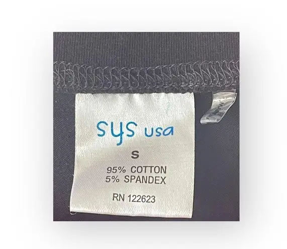 Y2K: Broken Heart ✿ Crystal Rose Tattoo Tee T Shirt ✿ Black Small ✿ Stretch Fit