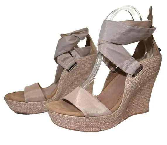 UGG  Santorini Lucianna Platform Wedge Espadrille Sandals Shoes