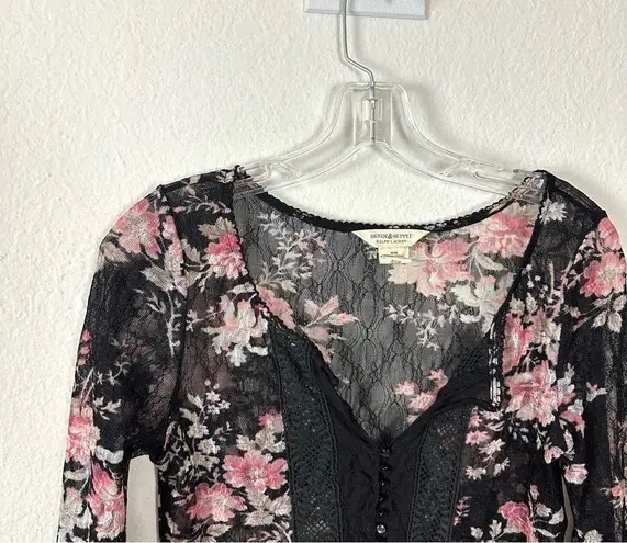 Denim & Supply Ralph Lauren Ralph Lauren Denim & Supply Top Floral Crochet Lace Y2K Fairy Romantic Medium