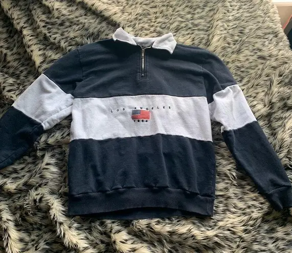 Brandy Melville Los Angeles 1984 quarter zip 30 33 Off Retail From ella