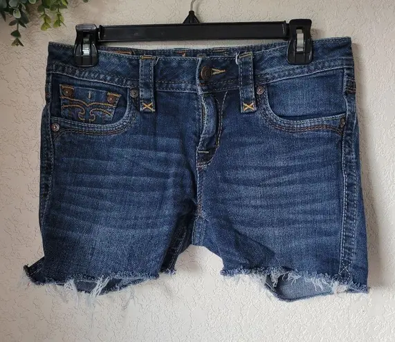 Rock Revival  Jessica Cut Off Denim Jean Shorts Size 28