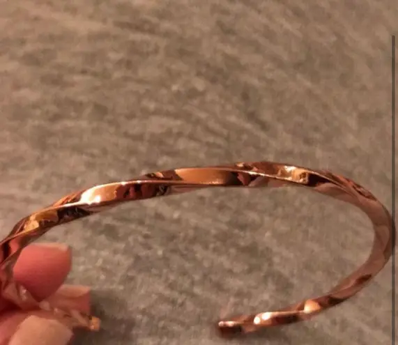 Gorjana Twisted Rose Gold Cuff 