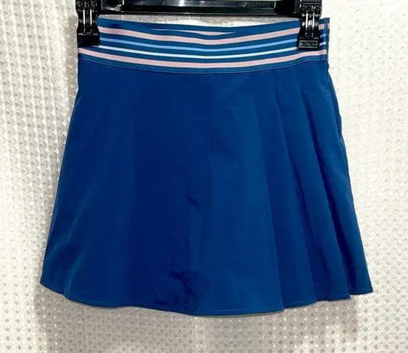 Calme Skort Womens XSmall Skirt Shorts Tennis Gym Active Blue Preppy Size XS