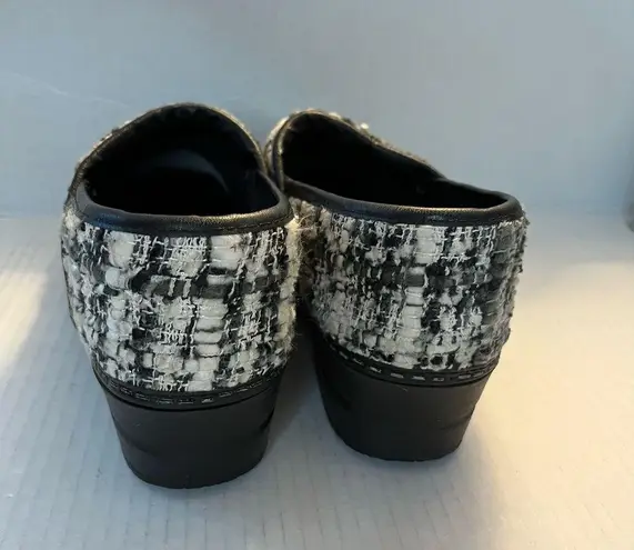 Sanita Clog Women's Professional Tilly Closed Gray Tweed Woven Clog Sz 42 EUC