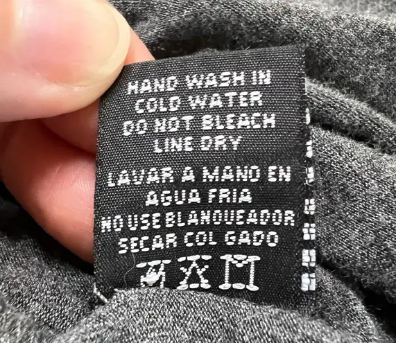 Annabelle Womens Maxi Dress Sleeveles Tank Top Elastic Waist Scoop Neck Gray 2XL Size 2X