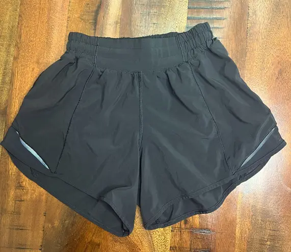 Lululemon  Hottie Hot Shorts – 4” Inseam – Women’s Size 2 – Black - Image 1