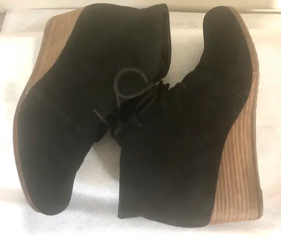 Dr.Scholl’s Dakota Black Faux Suede Ankle Booties