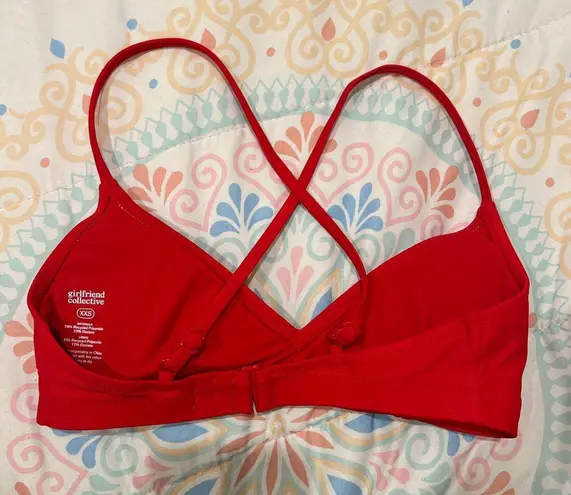 Girlfriend Collective Red Bralette