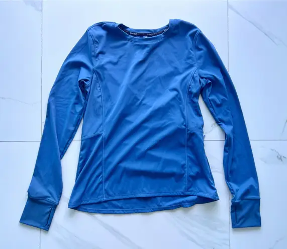 Spyder top size Medium blue stretch active