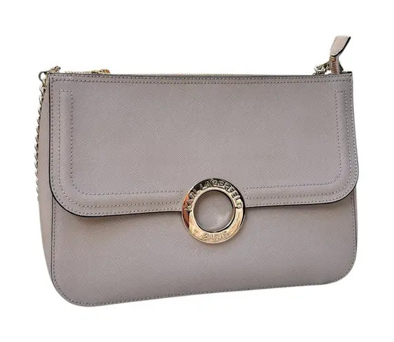Karl Lagerfeld Paris Cream Clarisse Shoulder Bag