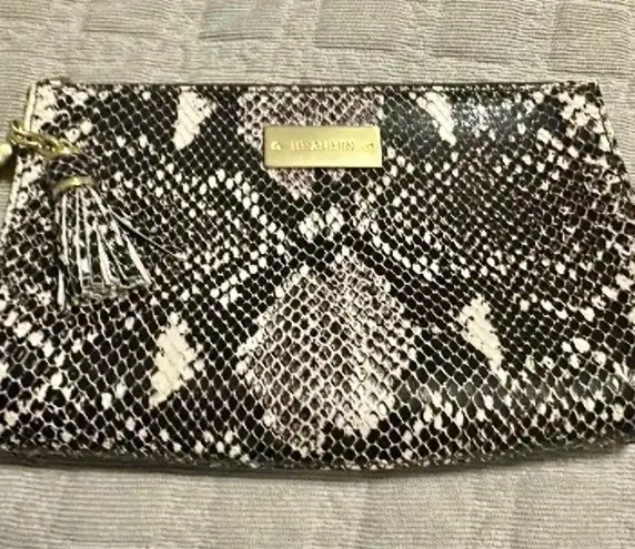 Brahmin EUC Authentic Vintage Python Snakeskin Wristlet Clutch Bag