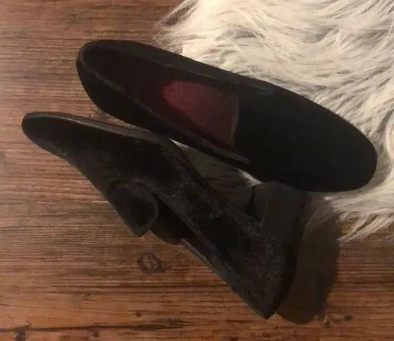 Munro NEW Black Velvet Block Heels