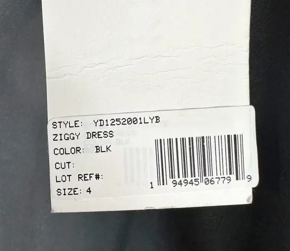 Likely Zippy Black Formal Party Mini Dress Size US 4