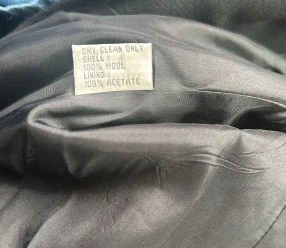 Vintage Emily… Wool Beaded Blazer & Skirt Set Black 16