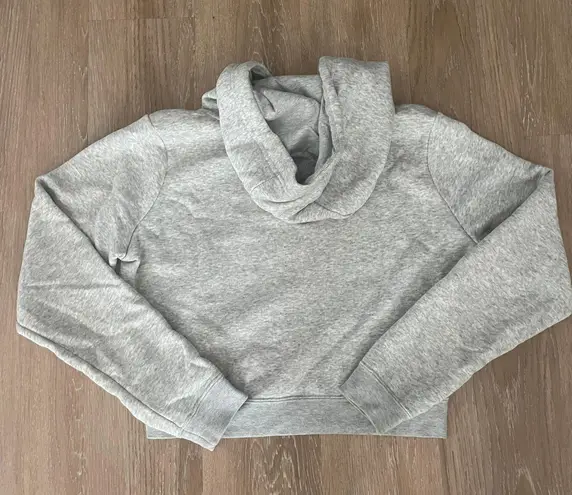 Nike Gray Cropped Sweatshirt