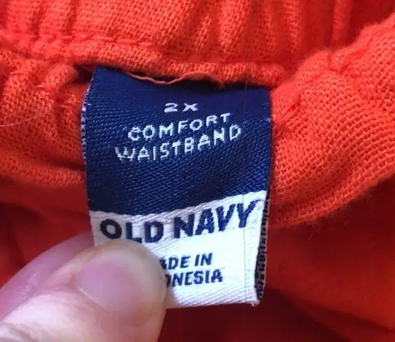 Old Navy Orange Button