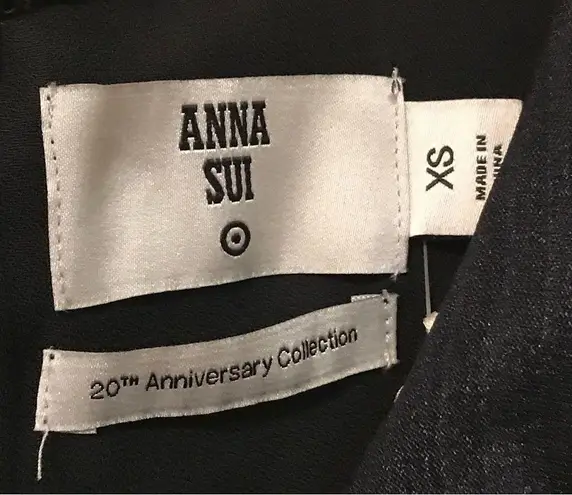 Anna Sui NWT for Target 20th XXO Mini Black Dress
