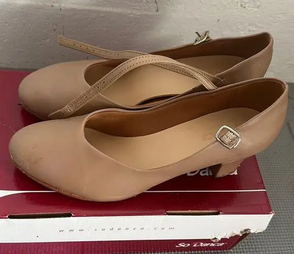 So Danca Tan Character/Lyrical Dance Shoes Size 5.5