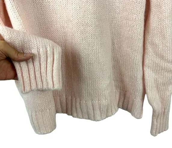 Wooden Ships  Caprice Angel Knit Sweater Pink Sapphire Mohair Wool Slouchy Medium