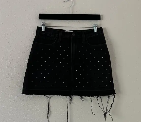 Frame Denim Embellished Mini Skirt