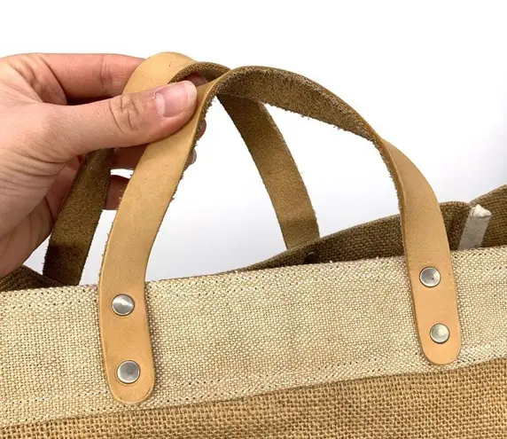 APOLIS Market Bag "Detroit Michigan USA" Natural Tan