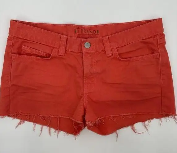 J Brand  Tangerine Cut Off‎ Raw Hem Shorts Size 28