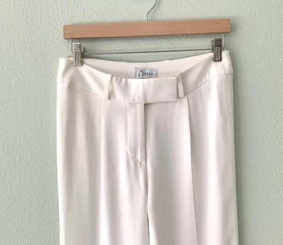 La Perla Ivory Pleated Dress Pants Size S (IT 40)