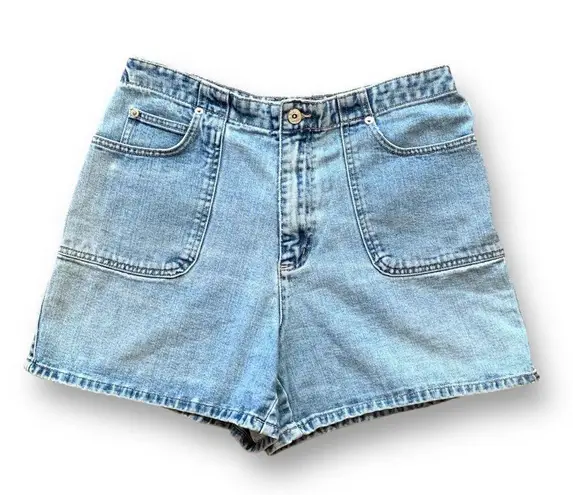 L.A. Blues Vintage Jean Shorts Baggy High Waisted Mom Style Medium Lightwash Denim