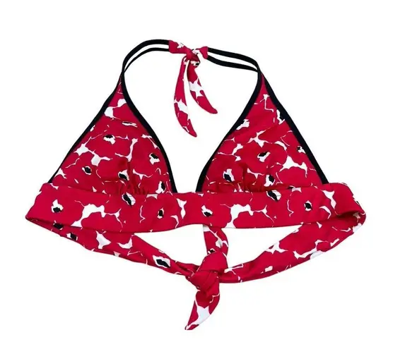 Victoria's Secret Victoria Secret Red Black 3 Piece Bathing Suit Bikini Top M Bottom L Skirt L