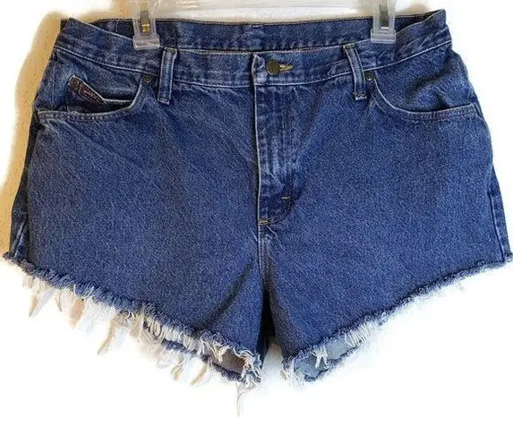 Riders By Lee Riders Mom Cut-Off 11" Hi-Rise Jean Denim Shorts Size 16