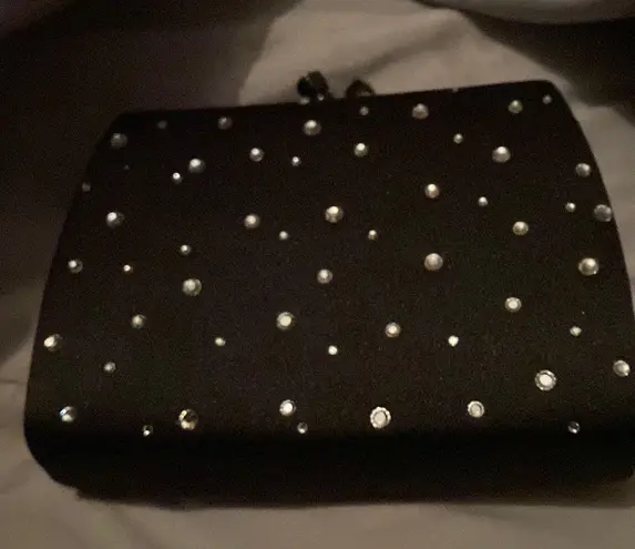 Sparkly Evening Purse Black