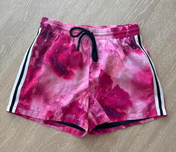 Pam & Gela NWT Women's Pink Tie-Dye Short with Side Stripes Size - Petite, XS, 0