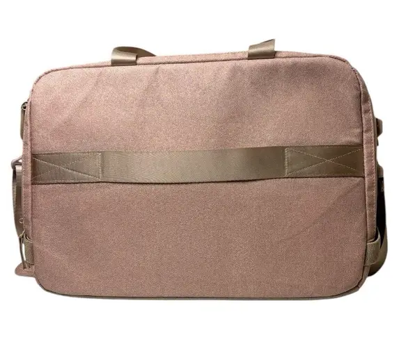 Tan and Pink Laptop Case Durable Accessory