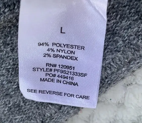 Pinque striped Crew Neck Striped Pullover Sweater SZ L multicolor fall Gray Size L