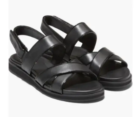 Cole Haan NEW  Mirabelle Crisscross Sandal (Women) BLACK/ PATENT/ BLACK Size 10 B