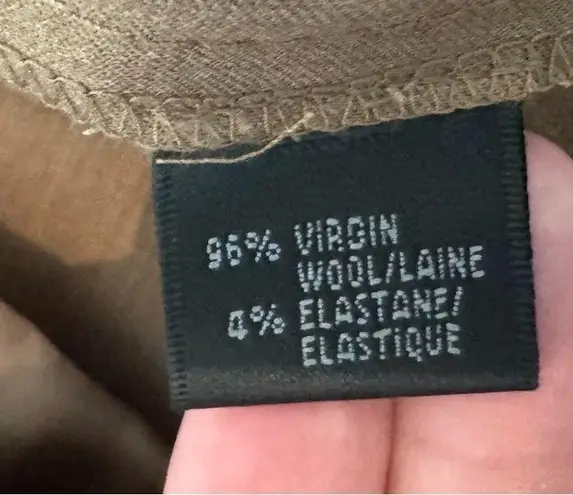 Lafayette 148 Trouser Pants Menswear Fit Straight Leg Wool Career NWT 6 *READ