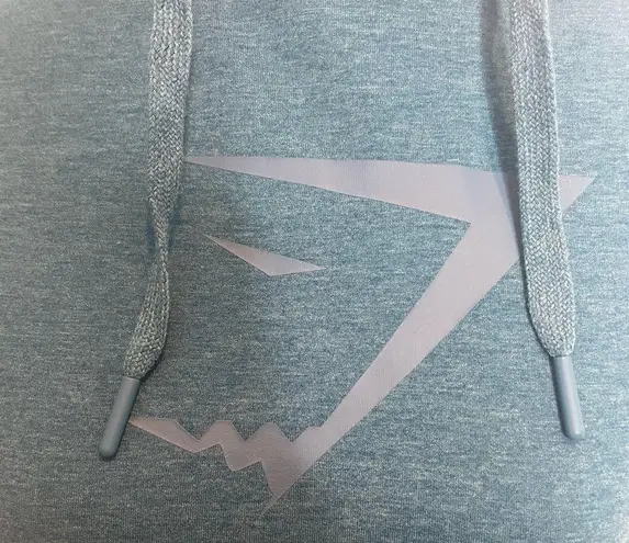 Gymshark  Cropped Workout Yoga Hoodie with Criss Cross Open Back Women's Size L