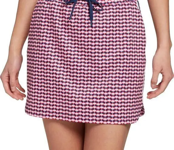 Lady Hagen Off to the Races Retro Geo Cherry Red Golf Active Skort NEW w/tags