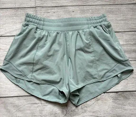 Lululemon  Hotty Hot Short II Long 4" Hazy Jade Women Size 6