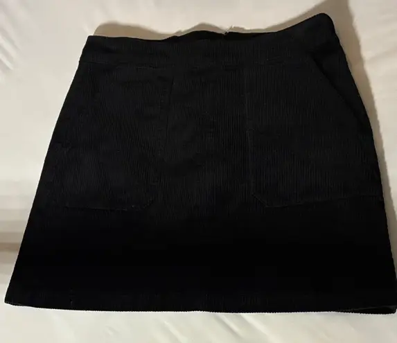 Boden corduroy mini skirt US 4 petite Leonie black Size 4P