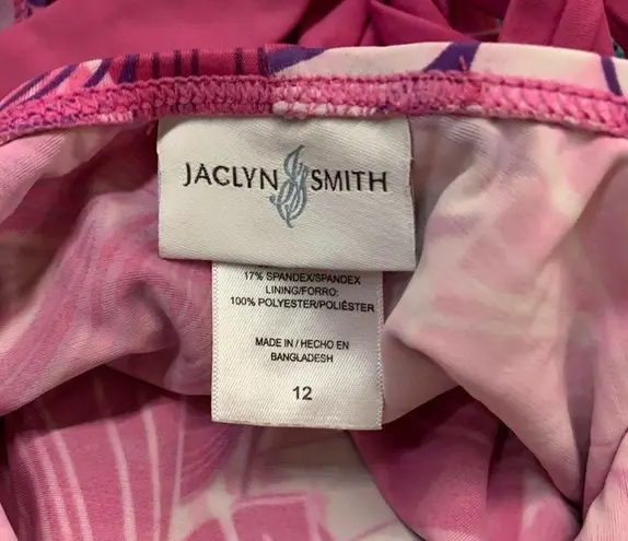 Jaclyn Smith Jacklyn Smith Multicolor Floral Print Halter Tankini Swimsuit